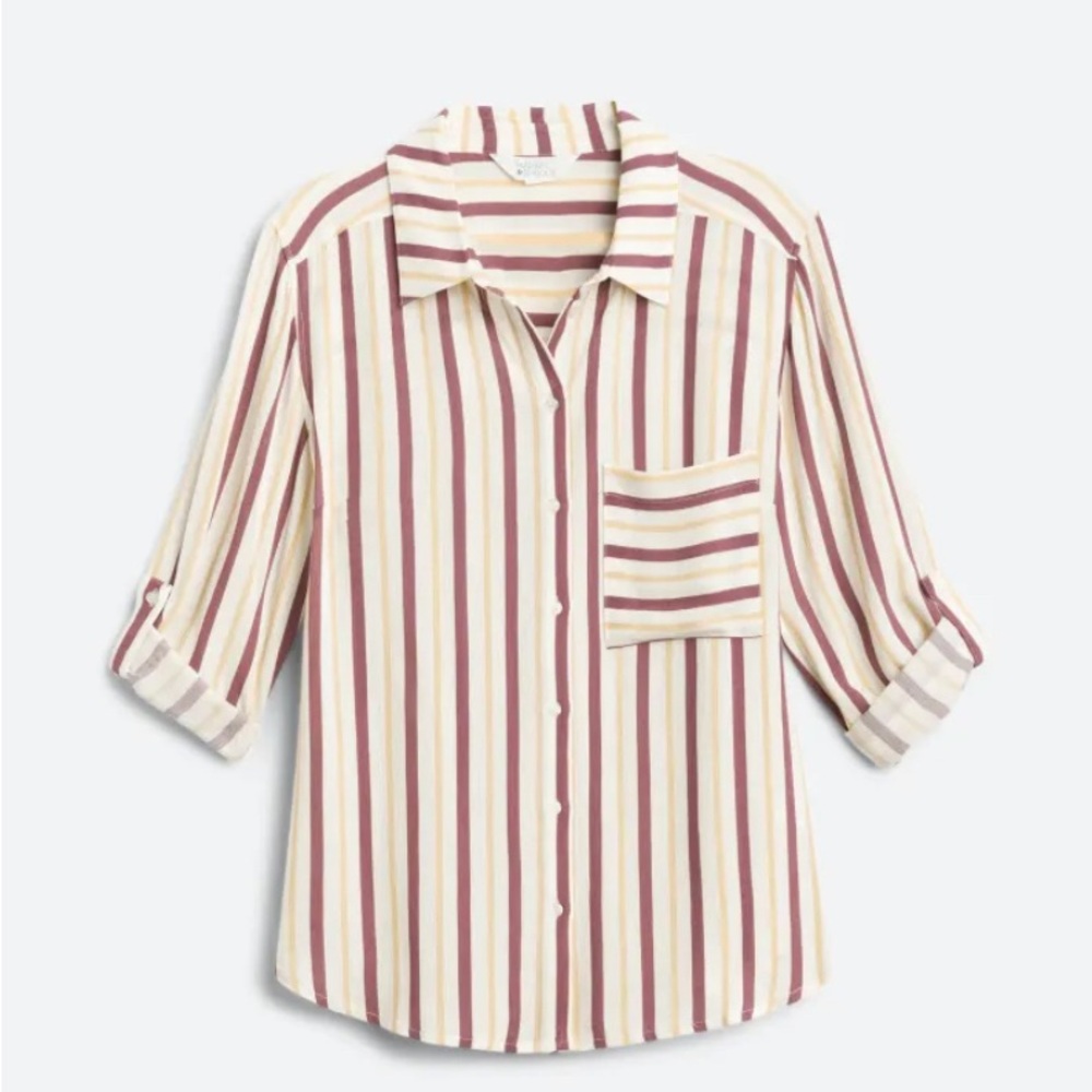 Market & Spruce Parker Button Down Shirt size M